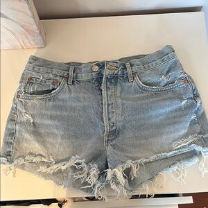 Agolde Parker Denim Shorts